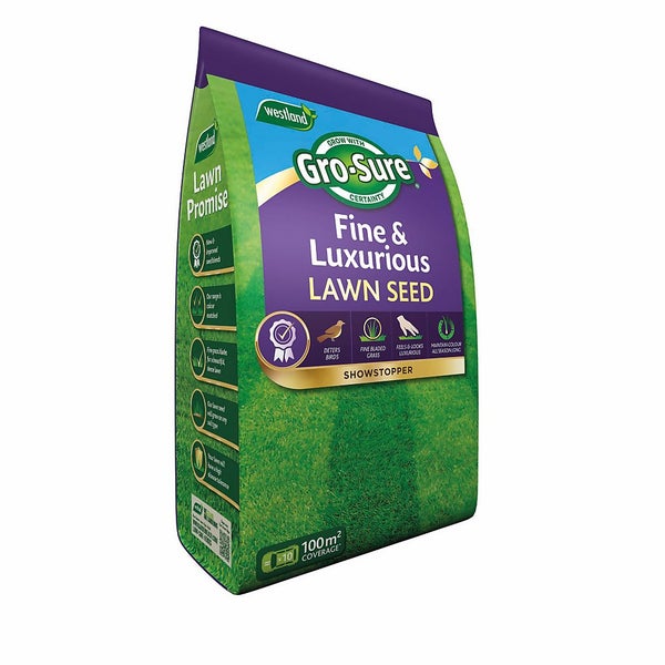 Offer Homebase Grosure Finest Lawn Seed 100m² Homebase