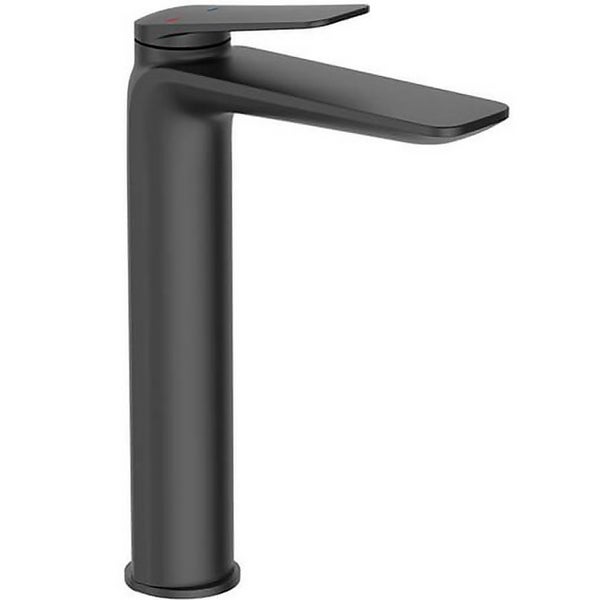 Bathstore Aero Tall Basin Mixer Tap Matt Black Homebase