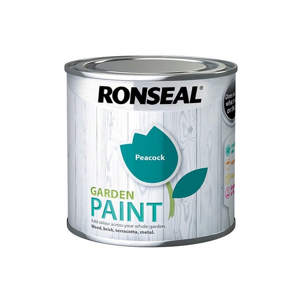 Offer Homebase Water Based Ronseal Garden Paint Peacock