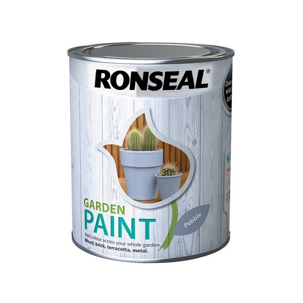 Ronseal Garden Paint Pebble 750ml Homebase