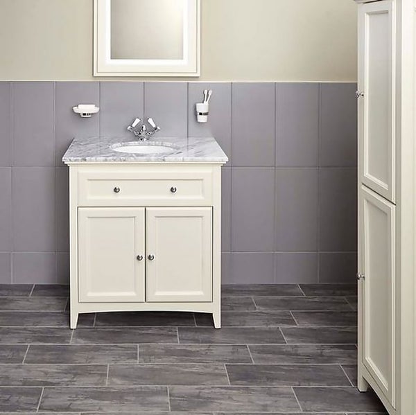 Bathstore Savoy 790mm Marble Top Floorstanding Vanity Unit Homebase