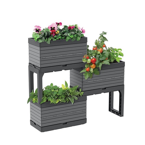 Modular Planter Set Grey Homebase
