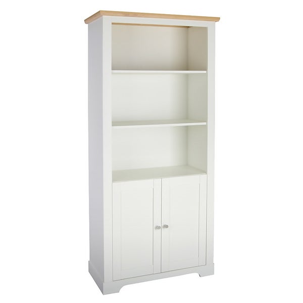 Diva Storage Bookcase Ivory Homebase
