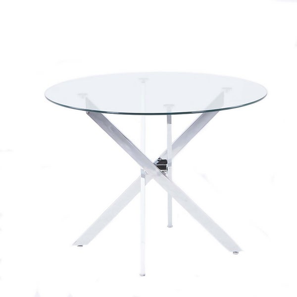 Sloane Glass Round Table Homebase