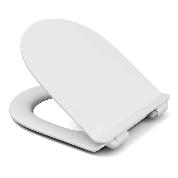 Cedo DShape Slim Plastic Toilet Seat White Homebase