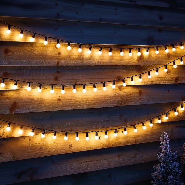 180 Berry Outdoor Christmas String Lights Bright White Homebase