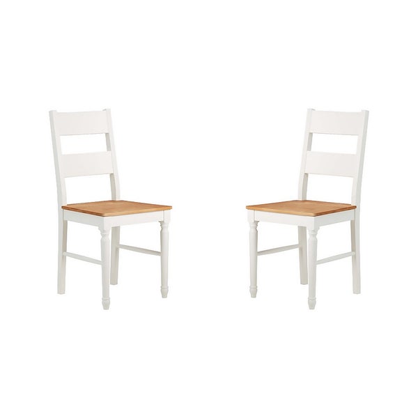 Laura Ladder Back Dining Chair Set of 2 Homebase