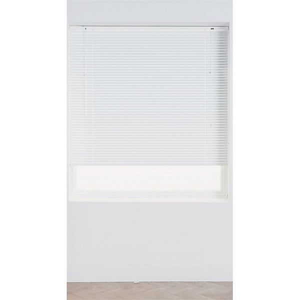 White Aluminium 25mm Blind 180cm Homebase