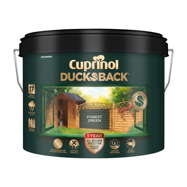 Cuprinol 5 Year Ducksback Forest Green 9L Homebase