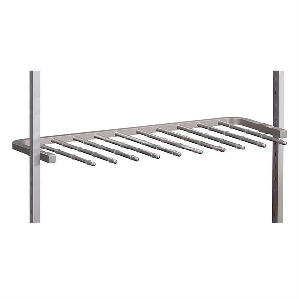 Aura Wardrobe Storage Steel Trouser Rack Homebase