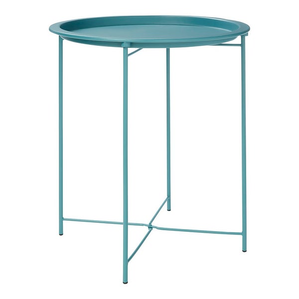 Offer Homebase Folding Side Table Dark Teal Homebase