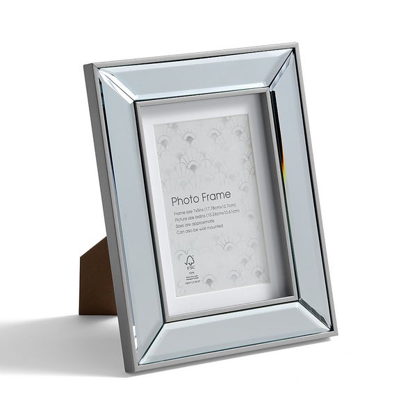 Offer Homebase Yes Bevelled Photo Frame 6x4 Inch Homebase