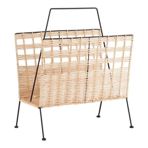 Wicker Magazine Rack Homebase