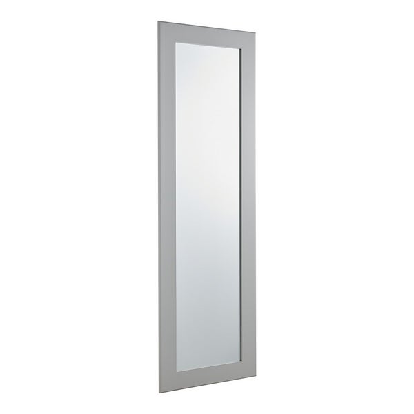 Everett Framed Mirror Grey 44x134cm Homebase