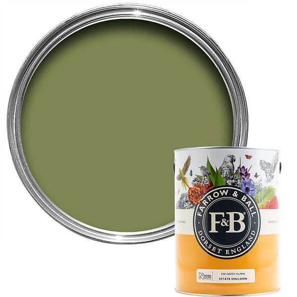 Farrow & Ball Natural History Museum Estate Emulsion Paint Sap Green