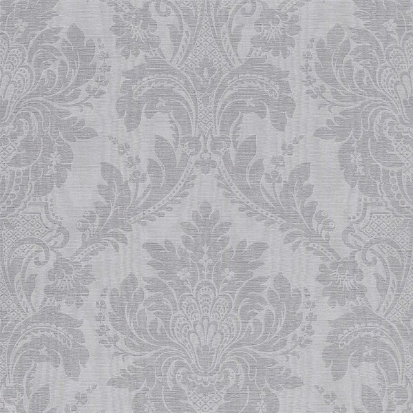 Grandeco Boutique Clarence Limoges Grey Wallpaper | Homebase