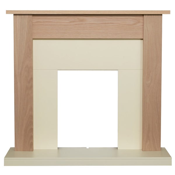 Adam Southwold Fireplace Surround with Flat to Wall Fitting Oak