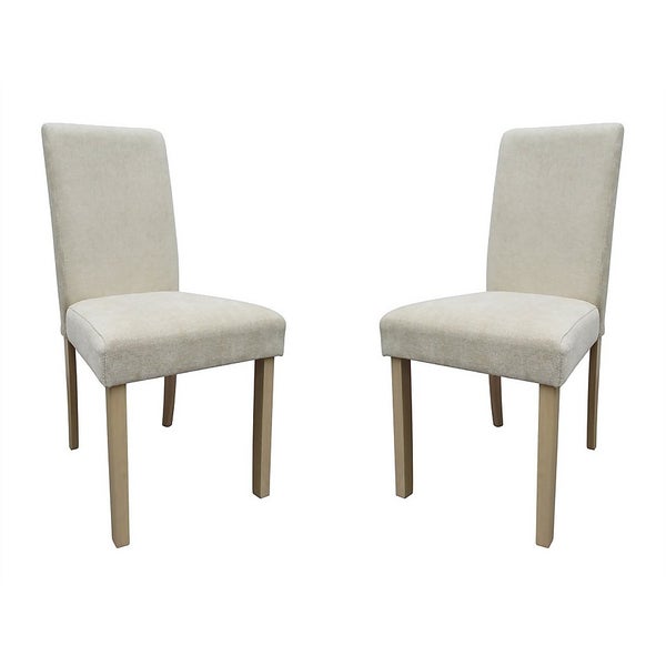 Diva Dining Chair Set of 2 Ivory Homebase