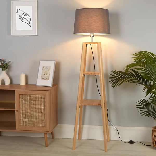 Plant Stand Floor Lamp Homebase