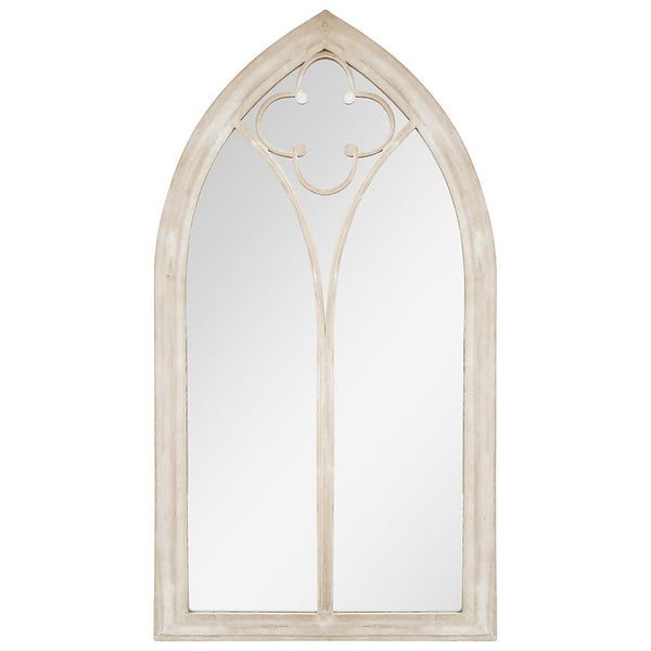 Church Window Outdoor Garden Mirror 105cm Homebase
