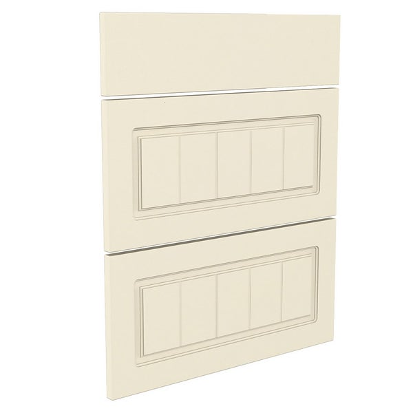 Country Shaker Kitchen 3 Drawer fronts (W)597mm Cream Homebase