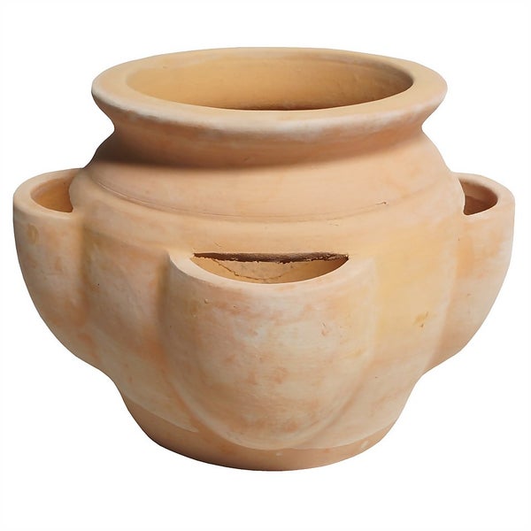 Terracotta Strawberry and Herb Planter 36cm Homebase