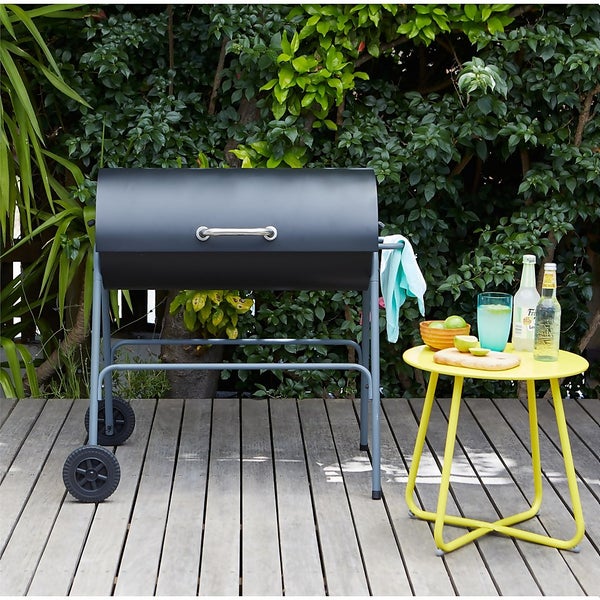 Texas Oil Drum Charcoal BBQ Homebase