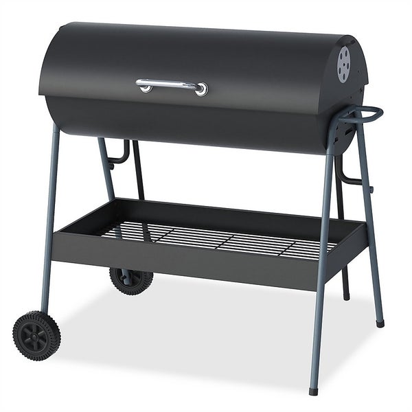 Offer Homebase Texas Double Cooking Oil Drum Charcoal BBQ