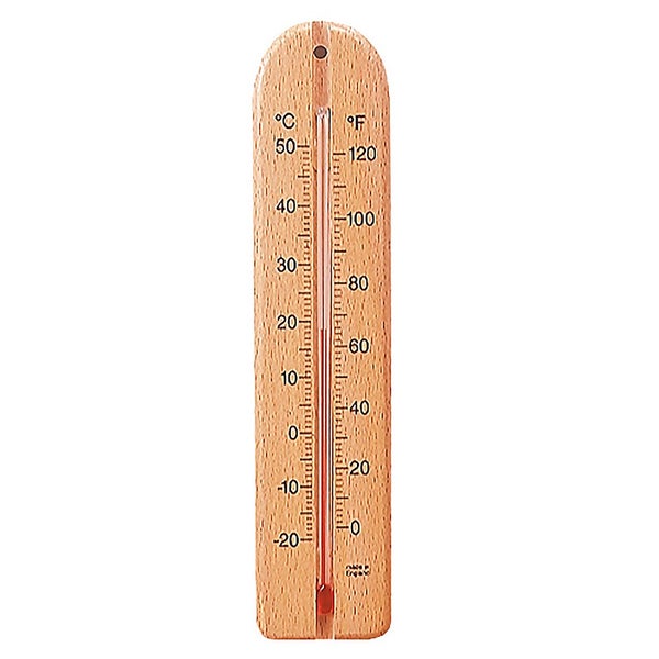 Wooden Garden Wall Thermometer Homebase