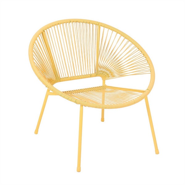 Homebase Acapulco Garden Chair Yellow Homebase