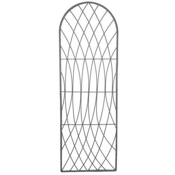 Offer Homebase Plastic Faux Willow Arched Trellis 1.2