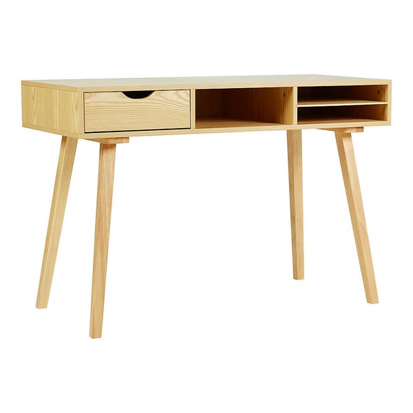 Derek Desk with Drawer & Shelf Homebase