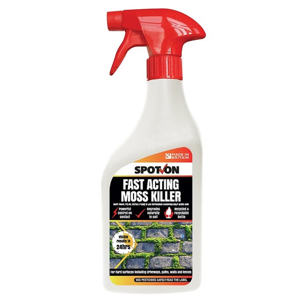Spot On Fastacting Moss Killer 1L Homebase