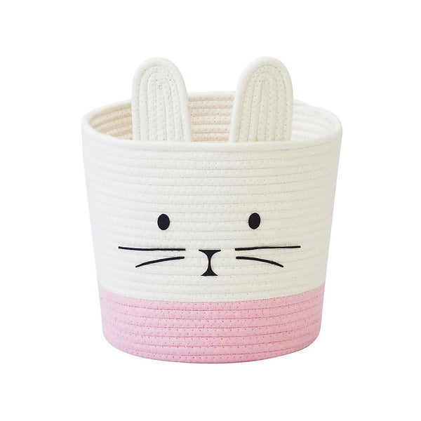Rabbit Cotton Rope Basket Homebase