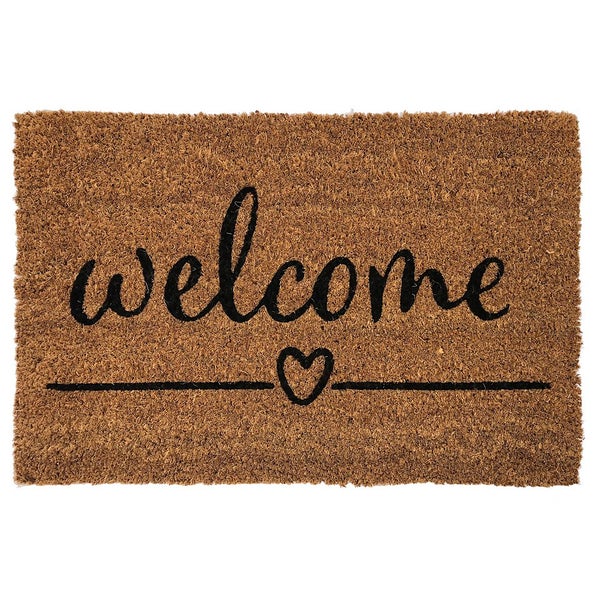 Natural Doormat 40x60cm Homebase