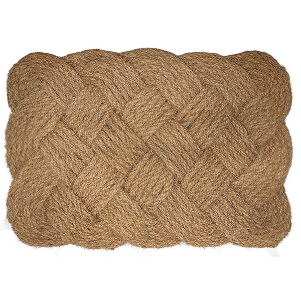 Coir Natural Rope Doormat 40x60cm Homebase