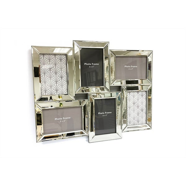 Offer Homebase Bevelled Mirror Multi Frame Homebase