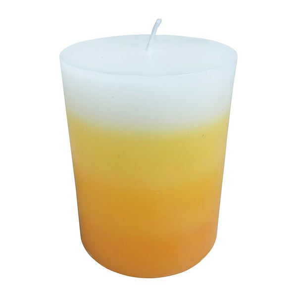 Biteshield Citronella 10Cm Ombre Candle Yellow Homebase