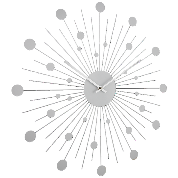 Metal Spike Wall Clock Homebase