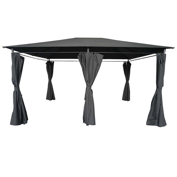 Gazebo with Curtains Homebase
