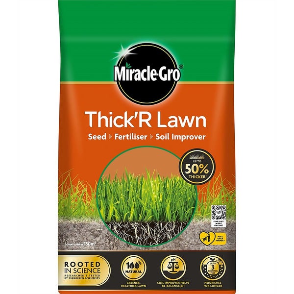 Miracle Gro Thicker Lawn 150m² Homebase