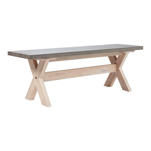 Offer Homebase House Beautiful Carly Concrete Dining Bench