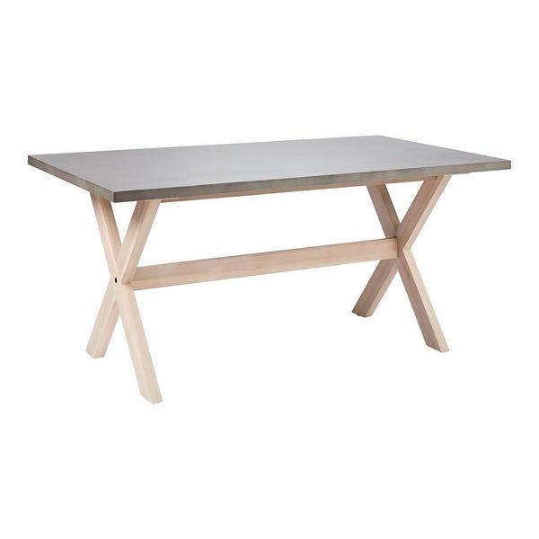 House Beautiful Carly Concrete 6 Seater Dining Table Homebase