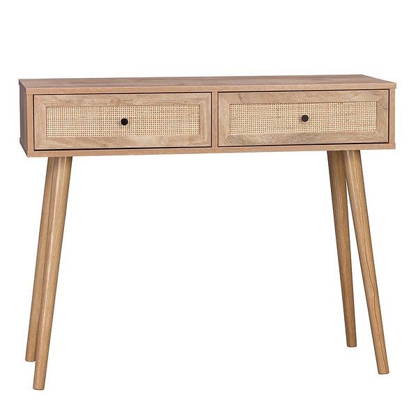 Kubu Rattan Console Desk Homebase