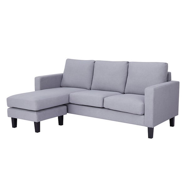 Colette Corner Chaise Sofa Grey Homebase