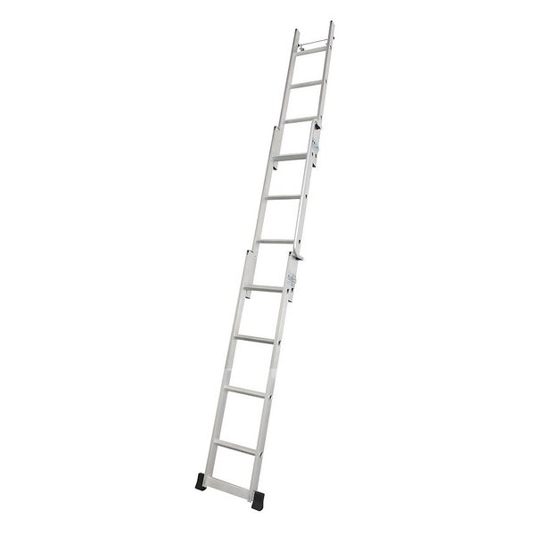 Rhino 3 Section Loft Ladder with Handrail Homebase
