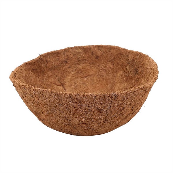 Offer Homebase Natural Fiber Coco basket liner 30cm Homebase