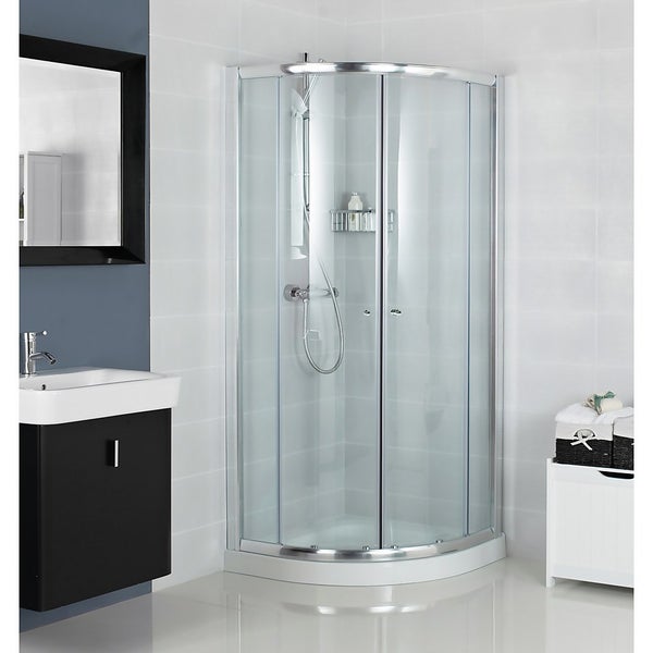 Bathstore Gleam 800mm Quadrant Shower Enclosure Homebase