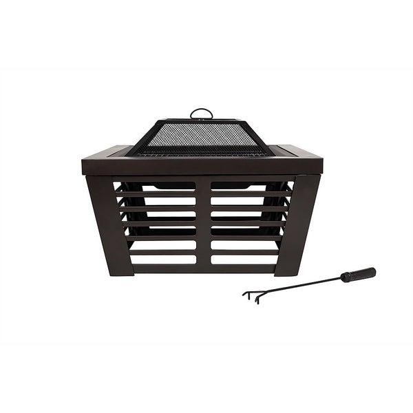 La Hacienda Elda Square Deep Fire Pit Homebase
