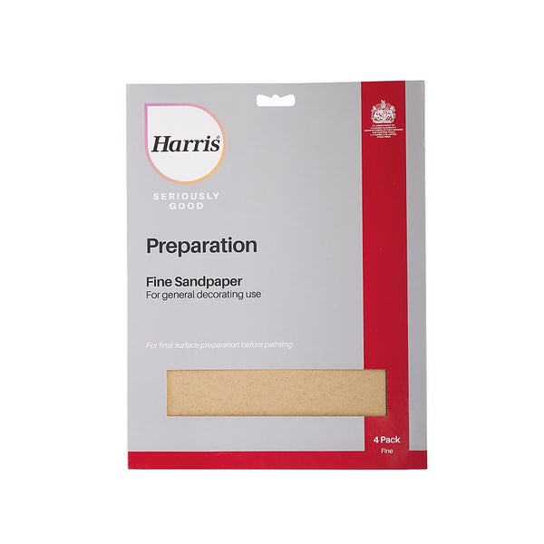 Harris Seriously Good Fine Grade Sandpaper Homebase